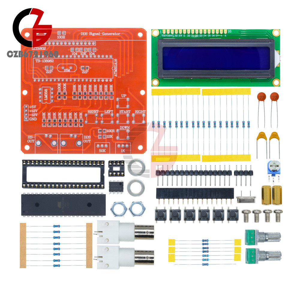 DIY AVR DDS Function DDS Signal Generator Module Sine / Triangle / Square Wave