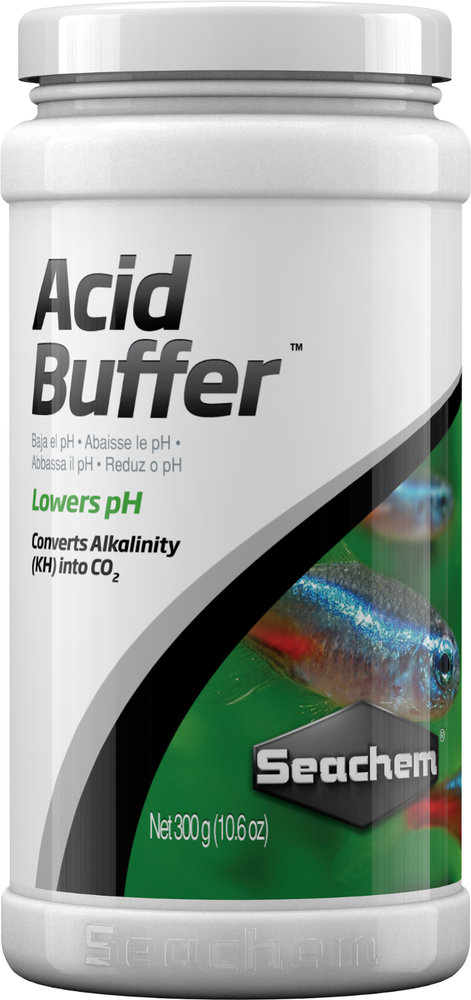 SEACHEM ACID BUFFER 300 GM NON-PHOSPHATE BUFFER HELPS LOWERS PH & CONVERTS KH