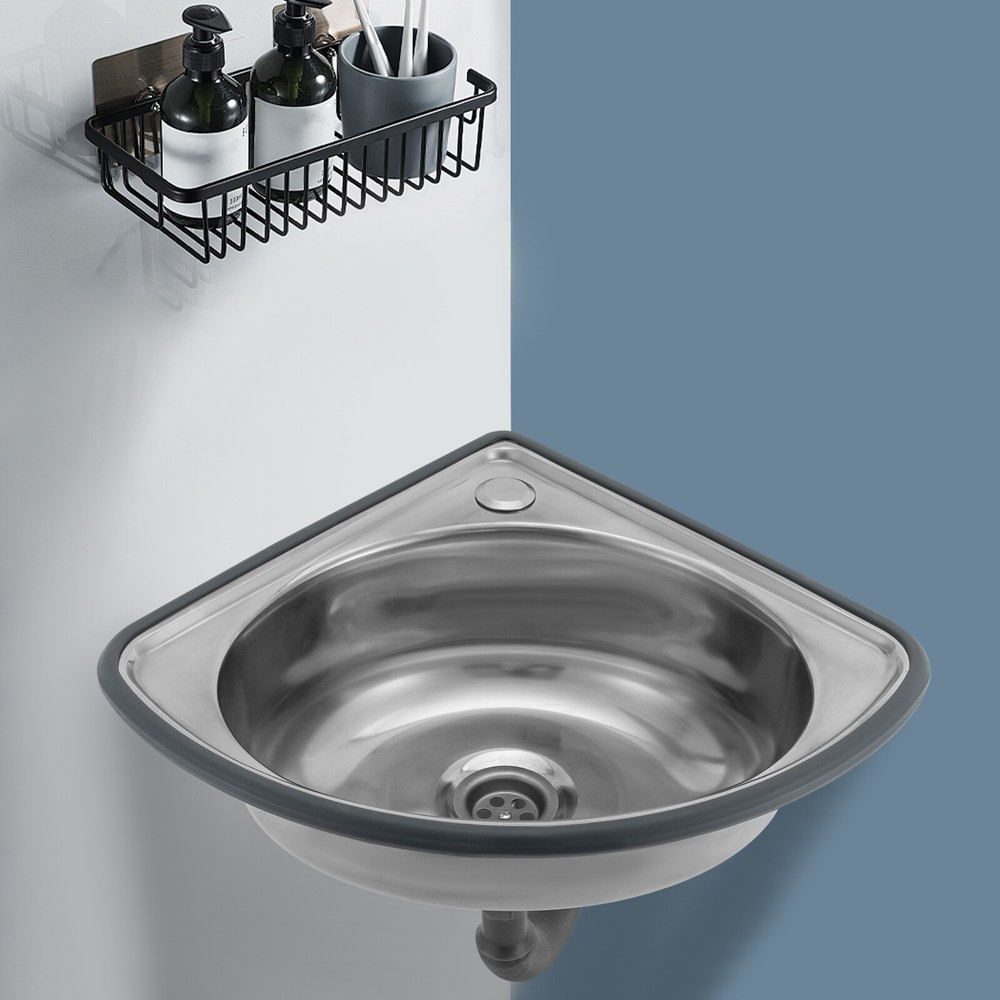 Wall-mounted Sink Corner Basin Sink Triangular Single Bowl Hand Basin Sink