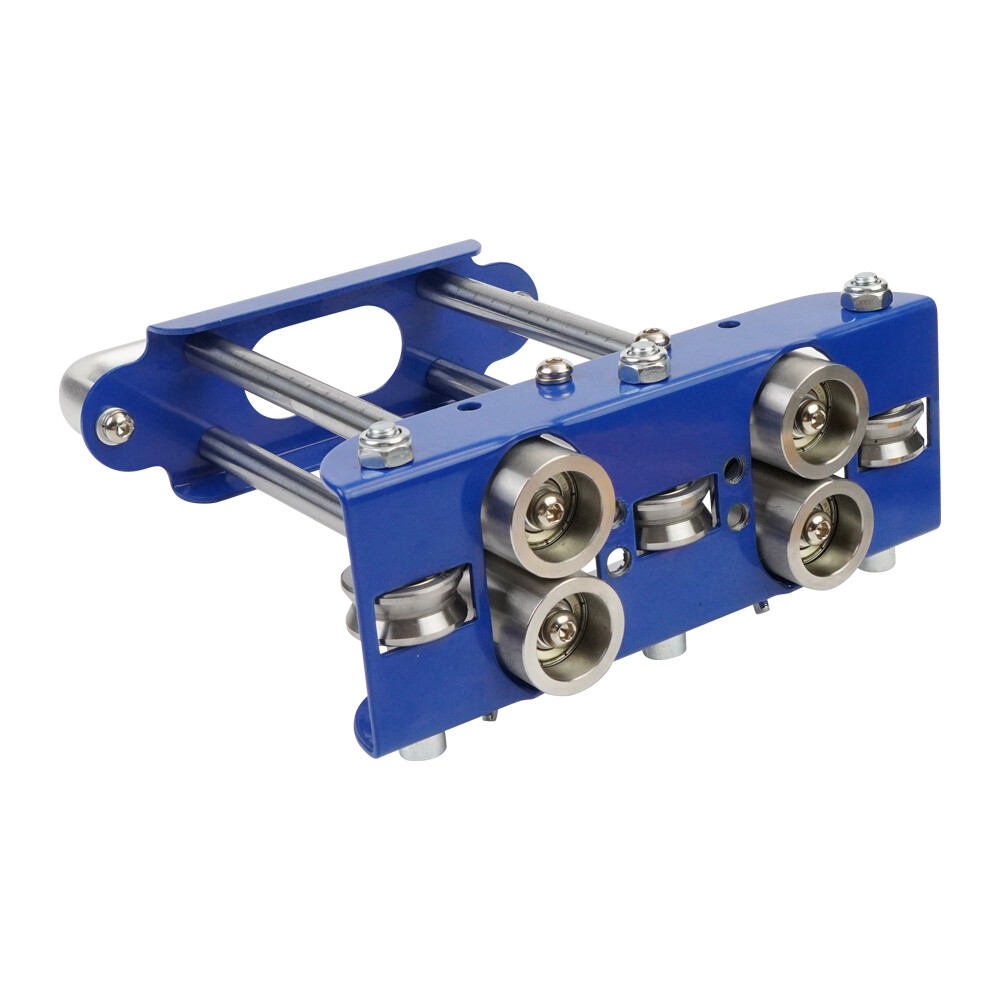 Blue Hand Sheet Metal Roller Bender Roofing Tools&Snip for Making Folding Edges