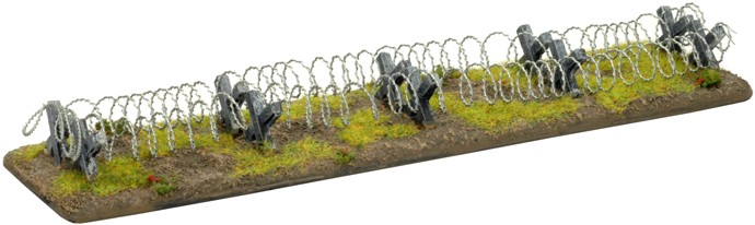 Battlefront BB132 Barbed Wire Obstacles (4) Gaming Terrain