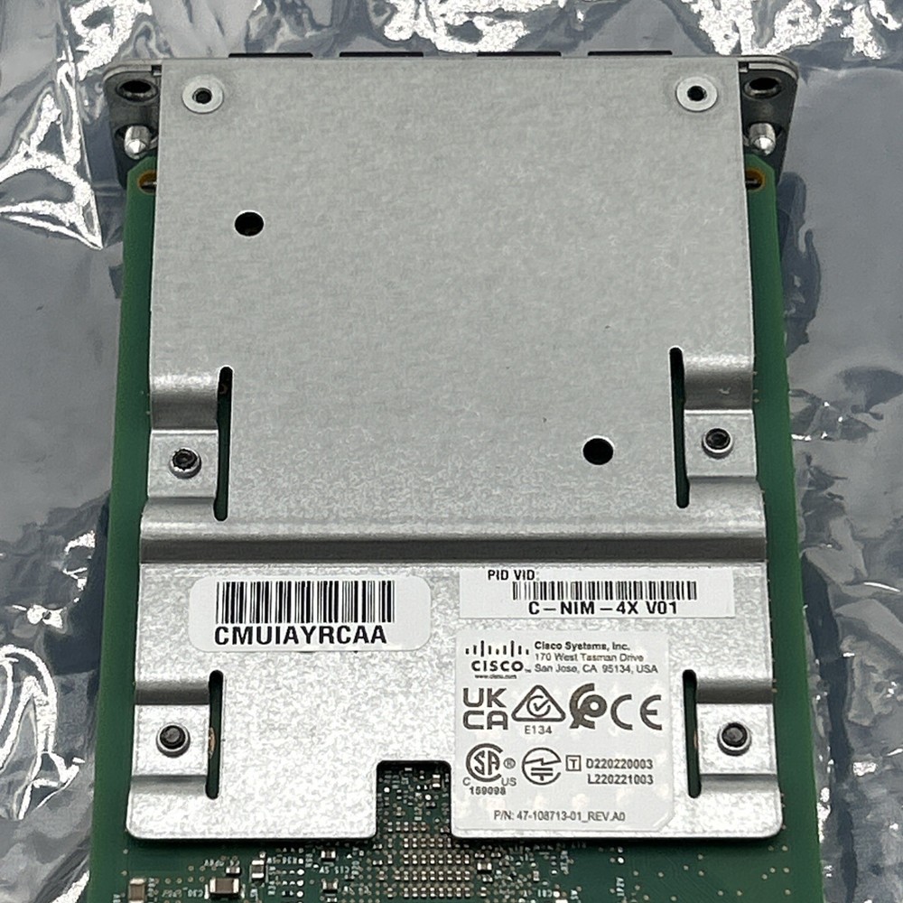Cisco C-NIM-4X 4 Port Layer 2 3 10Gbps Switch Network Interface Module
