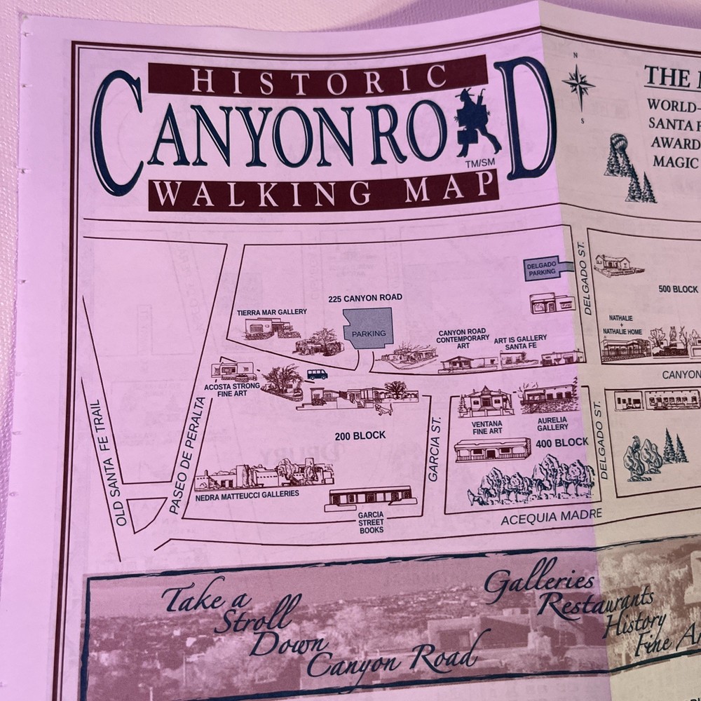Santa Fe Walking Map 2025-2026