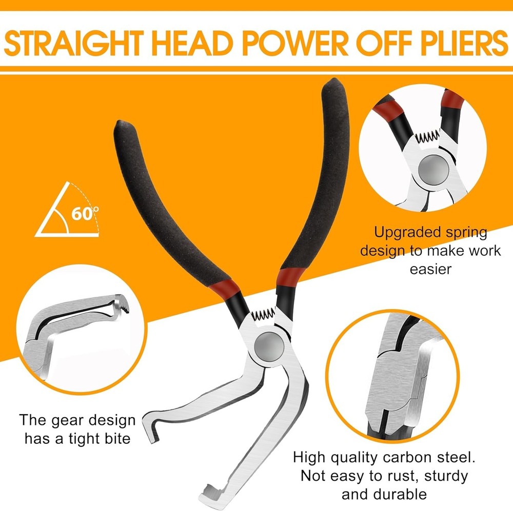 2pc Electrical Disconnect Pliers 60 Degree Electrical Connector Separator Wiring
