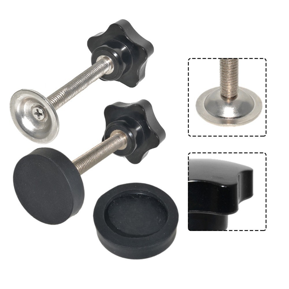 Galvanized Star Knobs Threaded Hand Tightening Screw Optimal Adjustability