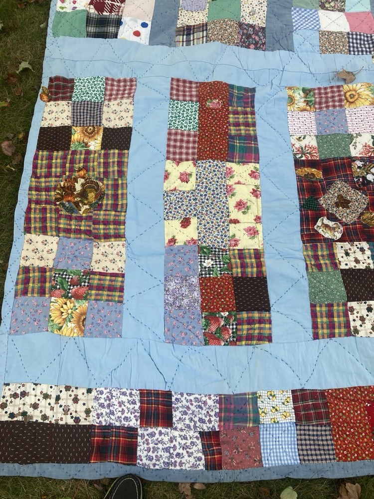 Handmade granny quilt 83 X 84