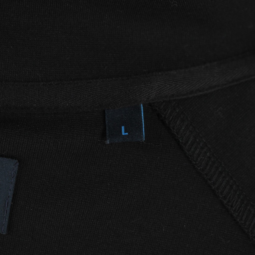 Patrick Assaraf NWOT Quilted Mixed Media Jacket Size Large In Solid Black