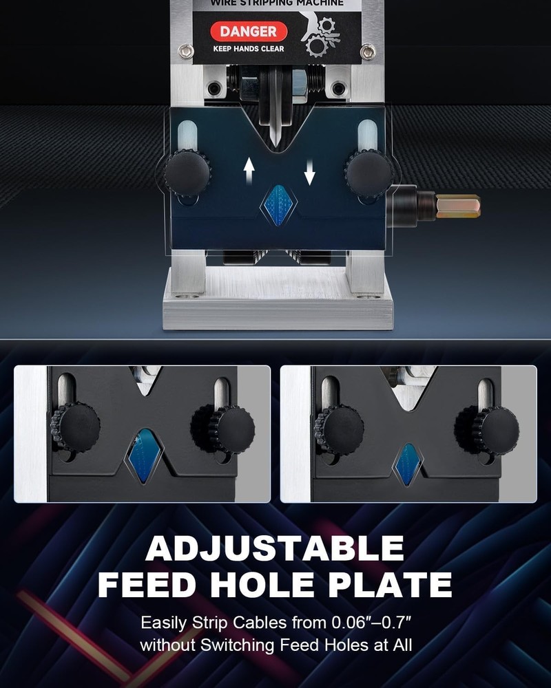 Manual Wire Stripper Machine,0.06"-1" Wire Stripping Machine,Wire Stripping Tool