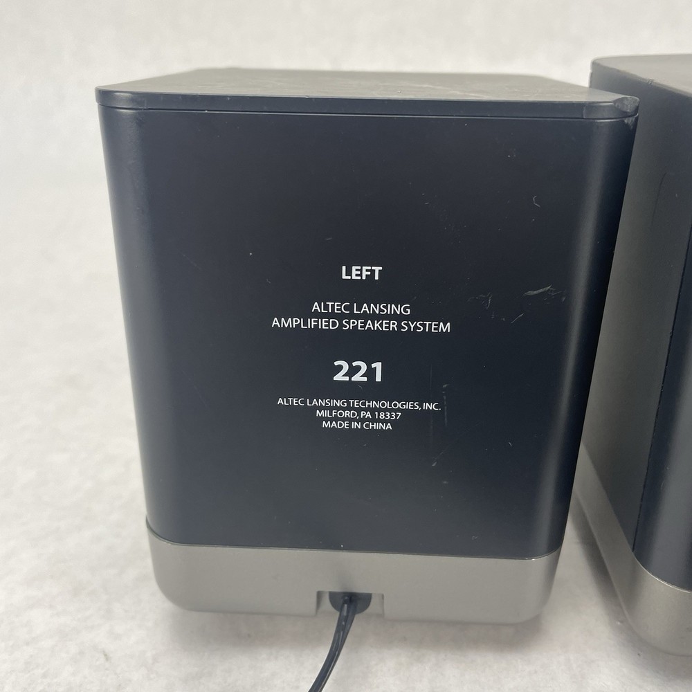 Altec Lansing Amplified Speaker System 221 2-Piece Set S3