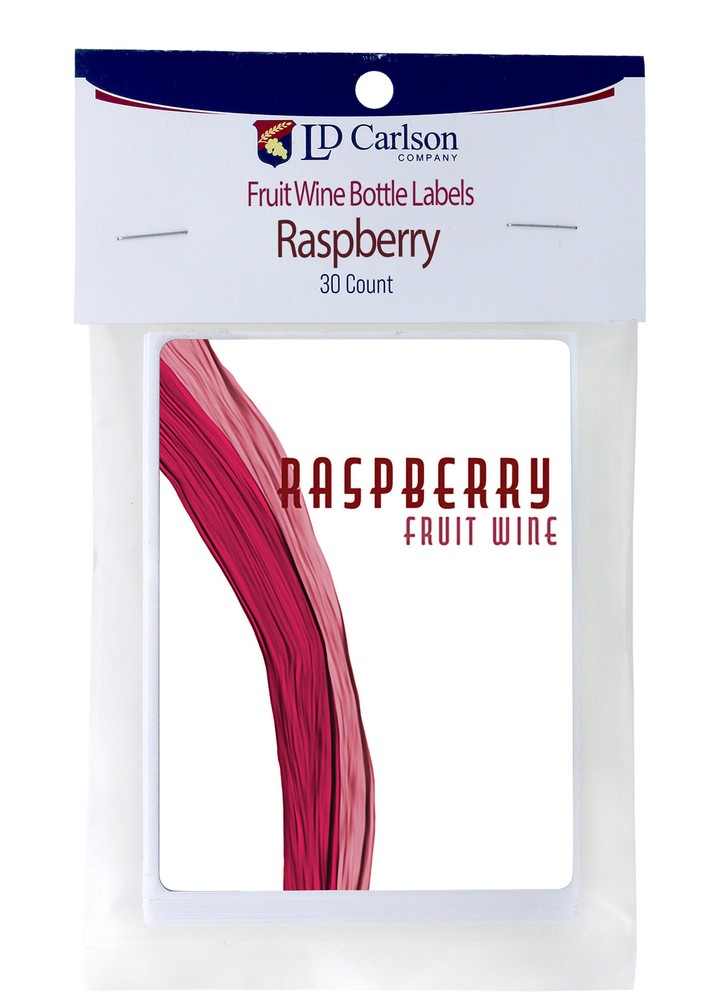 Raspberry Fruit wine Labels 30/Pack Fruit Labels Collection