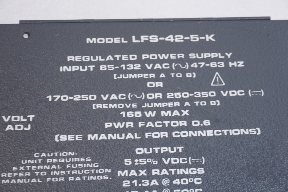 LAMBDA POWER SUPPLY LFS-42-5-K TESTED WORKING FREE SHIP