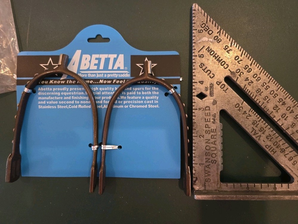 Abetta Western Bumper Spurs Brass