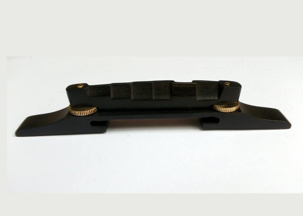 Guitar Bridge Ebony Archtop with Golden Hardware Best Quality 6 string
