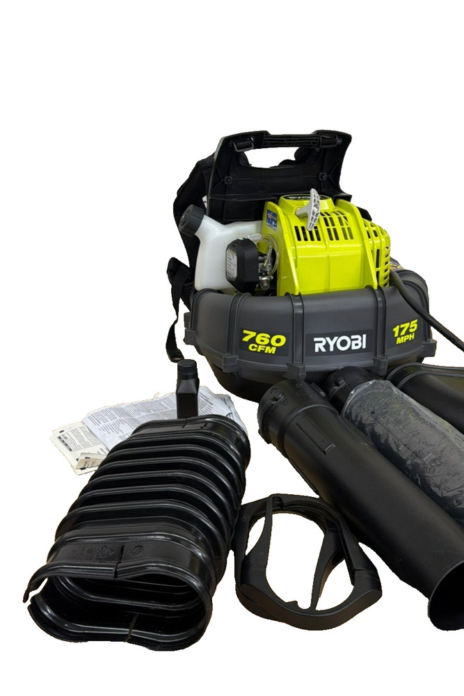 RYOBI 175 MPH 760 CFM 38cc Gas Backpack Leaf Blower