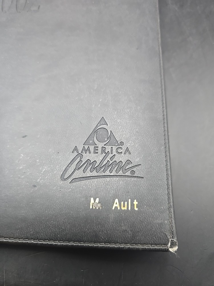 Vintage AOL Desk Planner 2002