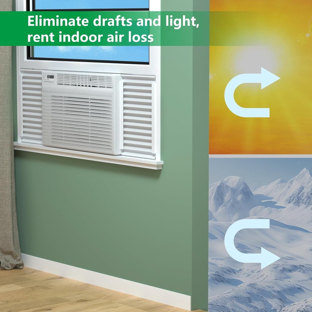 Window Air Conditioner Side Insulated Panel, 2PIC Insulation Panels Window
