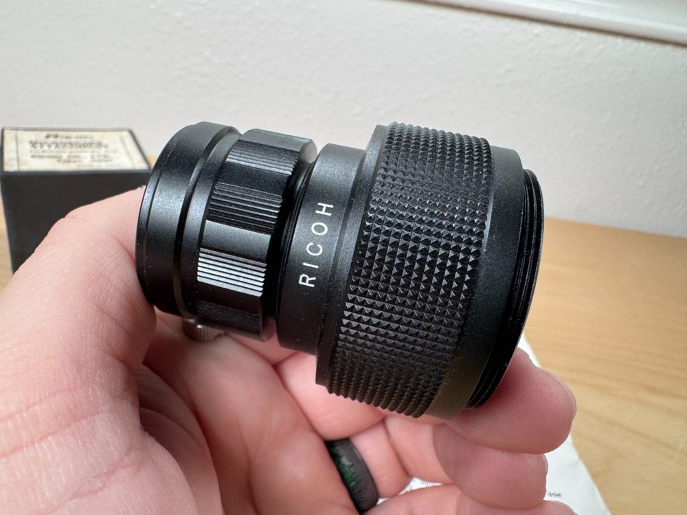 Vintage Ricoh M42 Microscope Attachment & Instructions