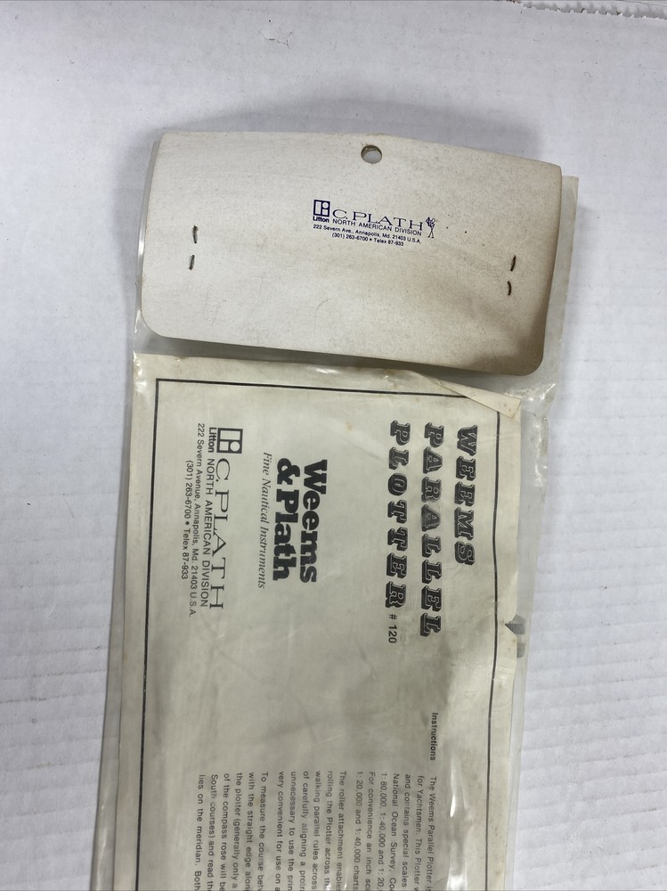 Weems & Plath Compact Parallel Plotter Item #120