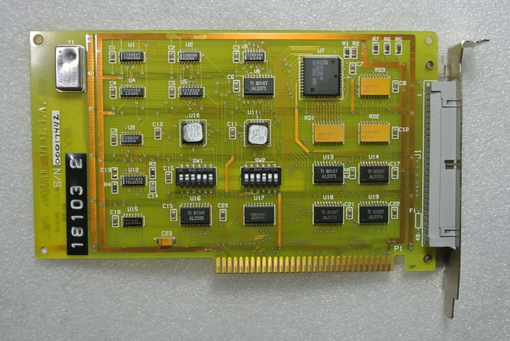 DATA TRANSLATION DT2819 COUNTER/TIMER BOARD AM9513A 8 BIT ISA