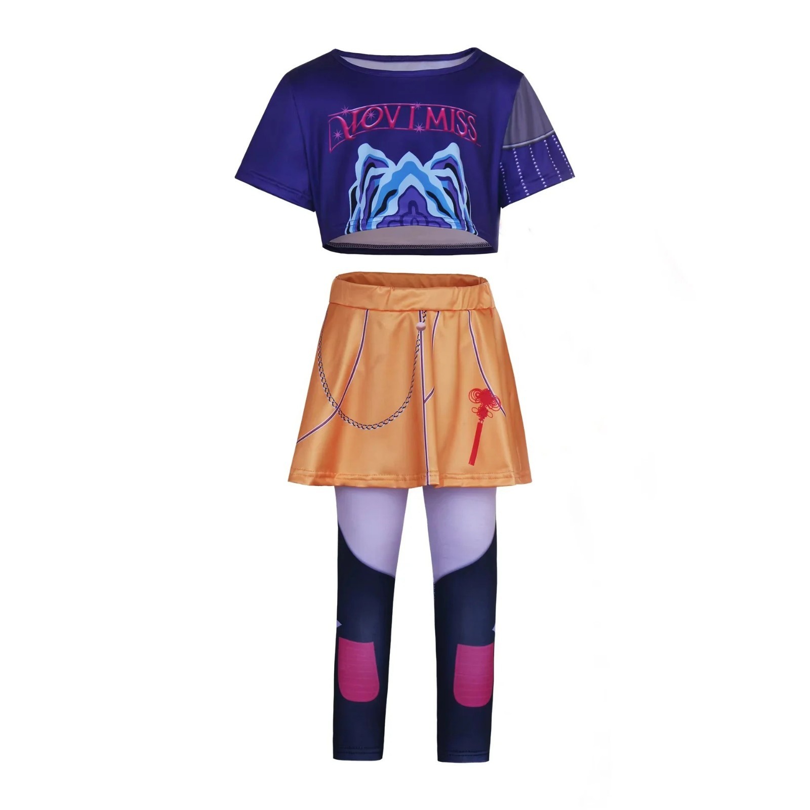 KPop Demon Hunters Rumi Mira Zoey Cosplay Costume Set Girls Kids Halloween Dress