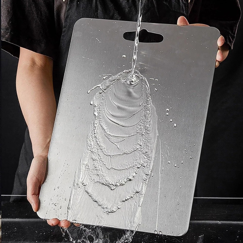 Titanium Cutting Board Double-Sided Titanium Cutting Boards for Kitchen Camping~