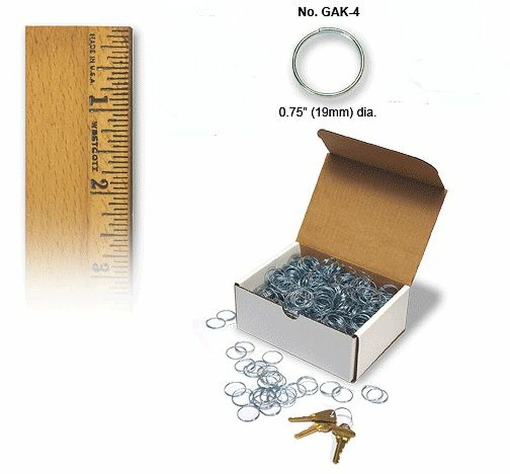 HPC GAK-4 Key ring, 3/4" Light Wire 1000/Box