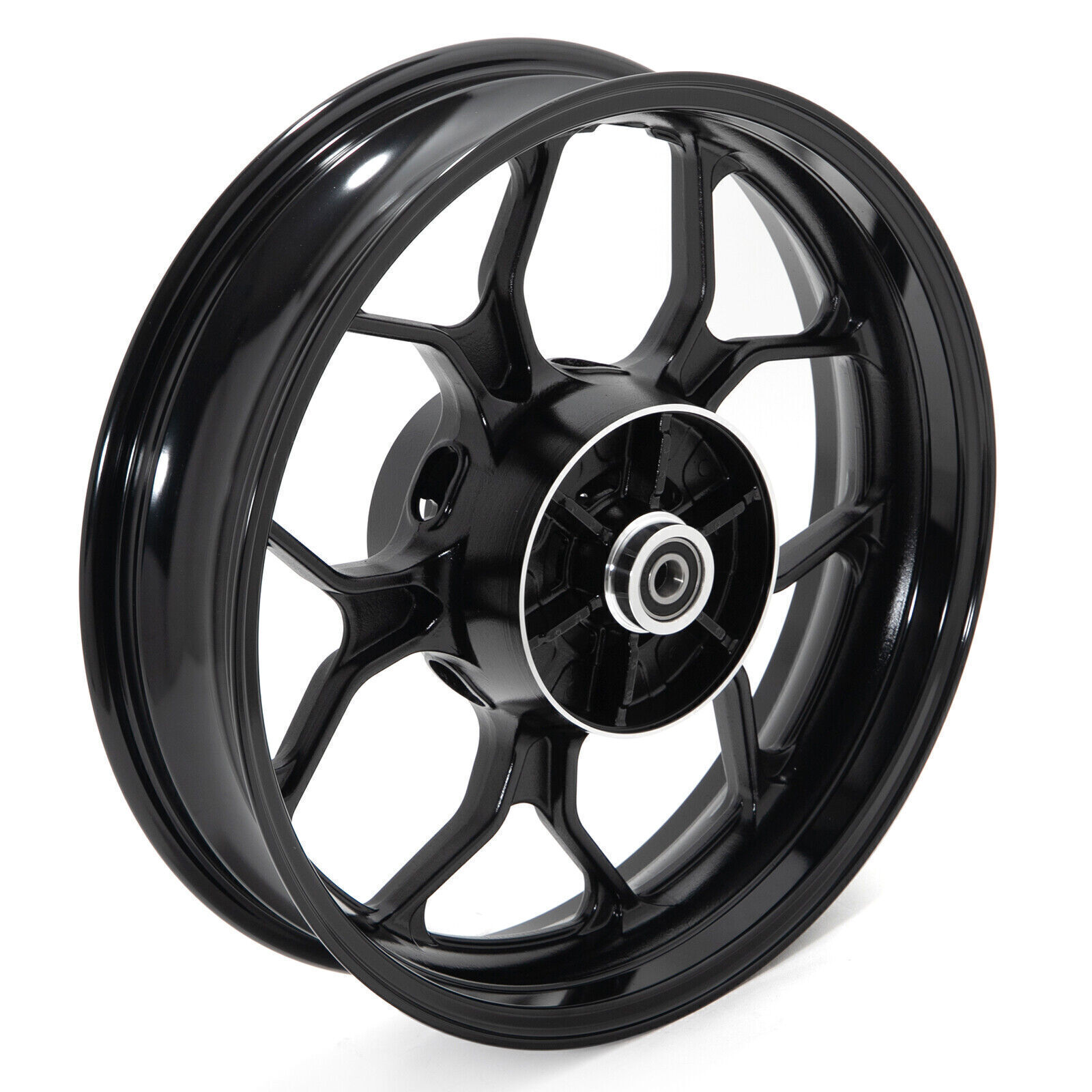 17"x4" Tubeless Rear Wheel Gloss Black for Yamaha YZF R3 15-24 MT-03 20 21-24