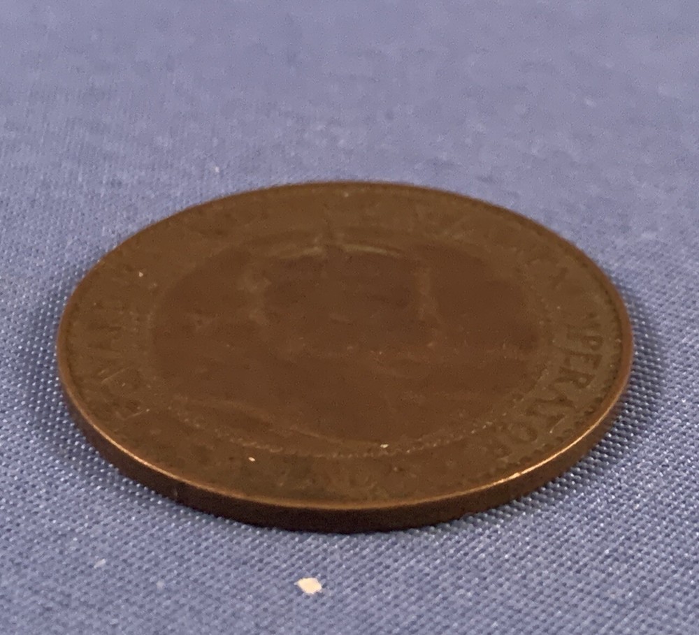 1909 One Cent Large Cent - 1C - Edward VII Canada