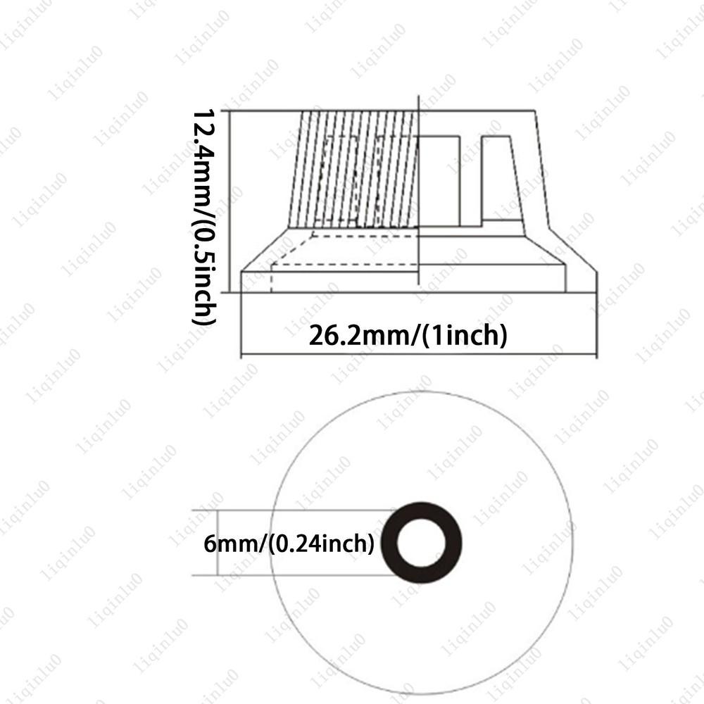 Cream /Black Numbers ST Electirc Guitar Knobs Volume Tone Knob For Stratocaster