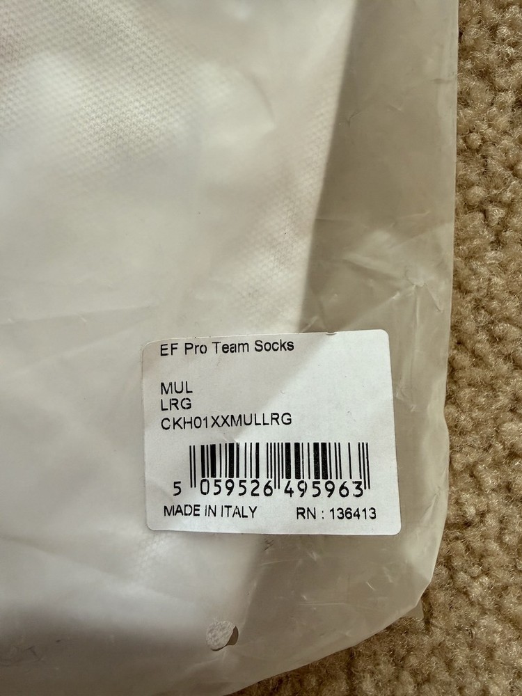 Rapha Pro Team EF 2025 Team Socks Large - NEW