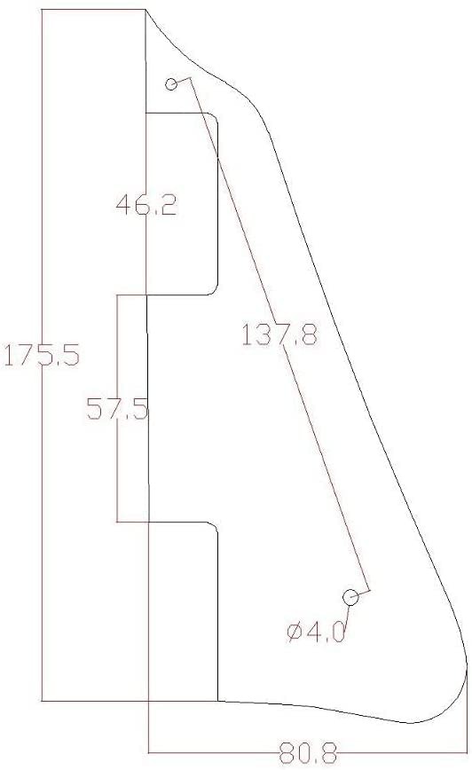Dopro Solid Black 1 Ply LP Guitar Pickguard Chrome Bracket, 1