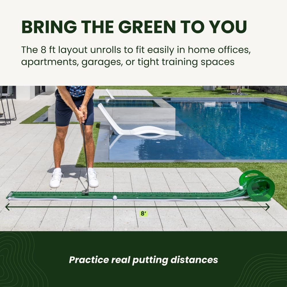 Perfect Practice Roll-A-Putt Portable Putting Mat
