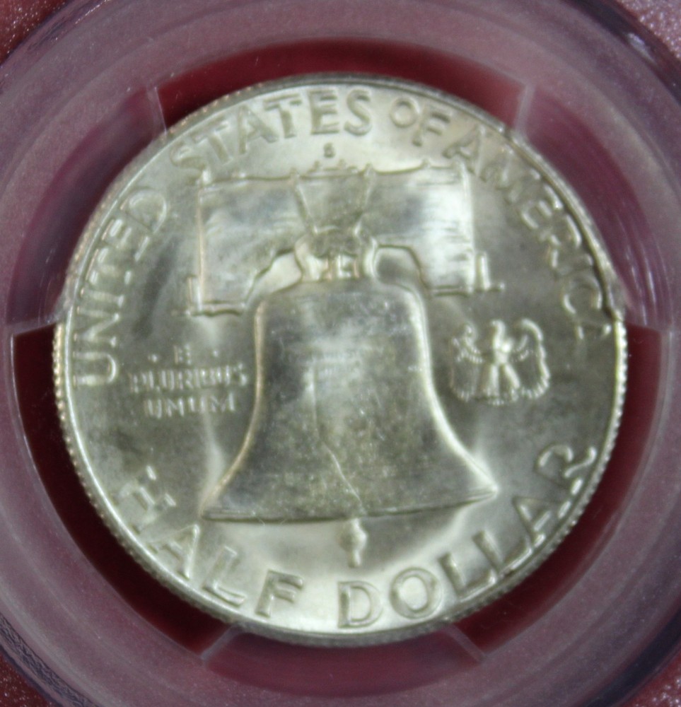 1949-S FRANKLIN HALF DOLLAR PCGS MS64