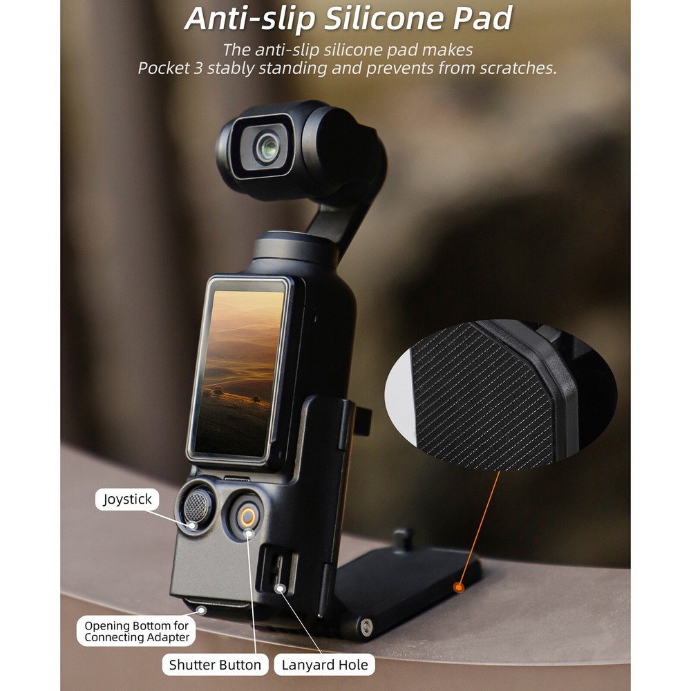 New Magnetic Holder Fixed Bracket Base Adjustable Adapter for DJI OSMO Pocket 3