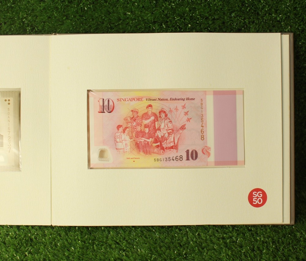 Singapore SG50 Commemorative Notes Set