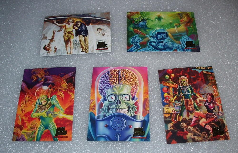 MARS ATTACKS - Masterpieces Insert Set - Aliens, U.F.O.s
