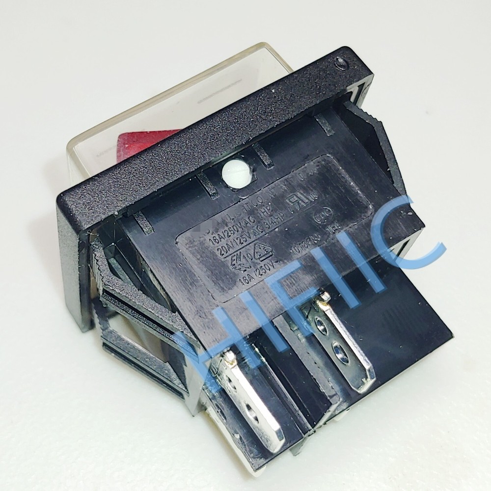 Waterproof With Lamp Rocker Switch Replace For Avantco PHCD016 On/Off Switch