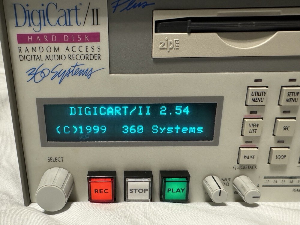 360 SYSTEM DIGICART/II DIGITAL AUDIO RECORDER COMPLETE
