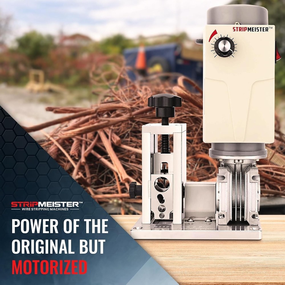 StripMeister E250 - Advanced Electric Cable Stripping Machine, Variable Speed