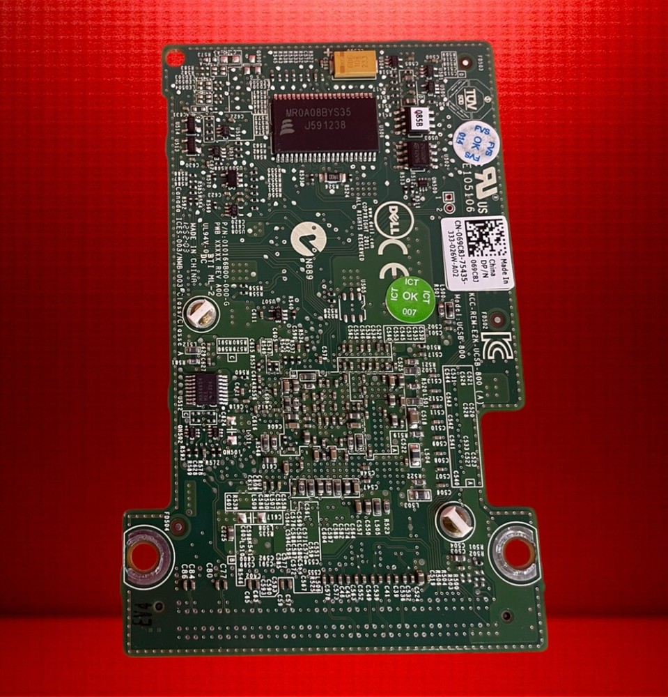 Dell PERC H800 RAID Controller Module - DP/N 069CBJ with Heatsink