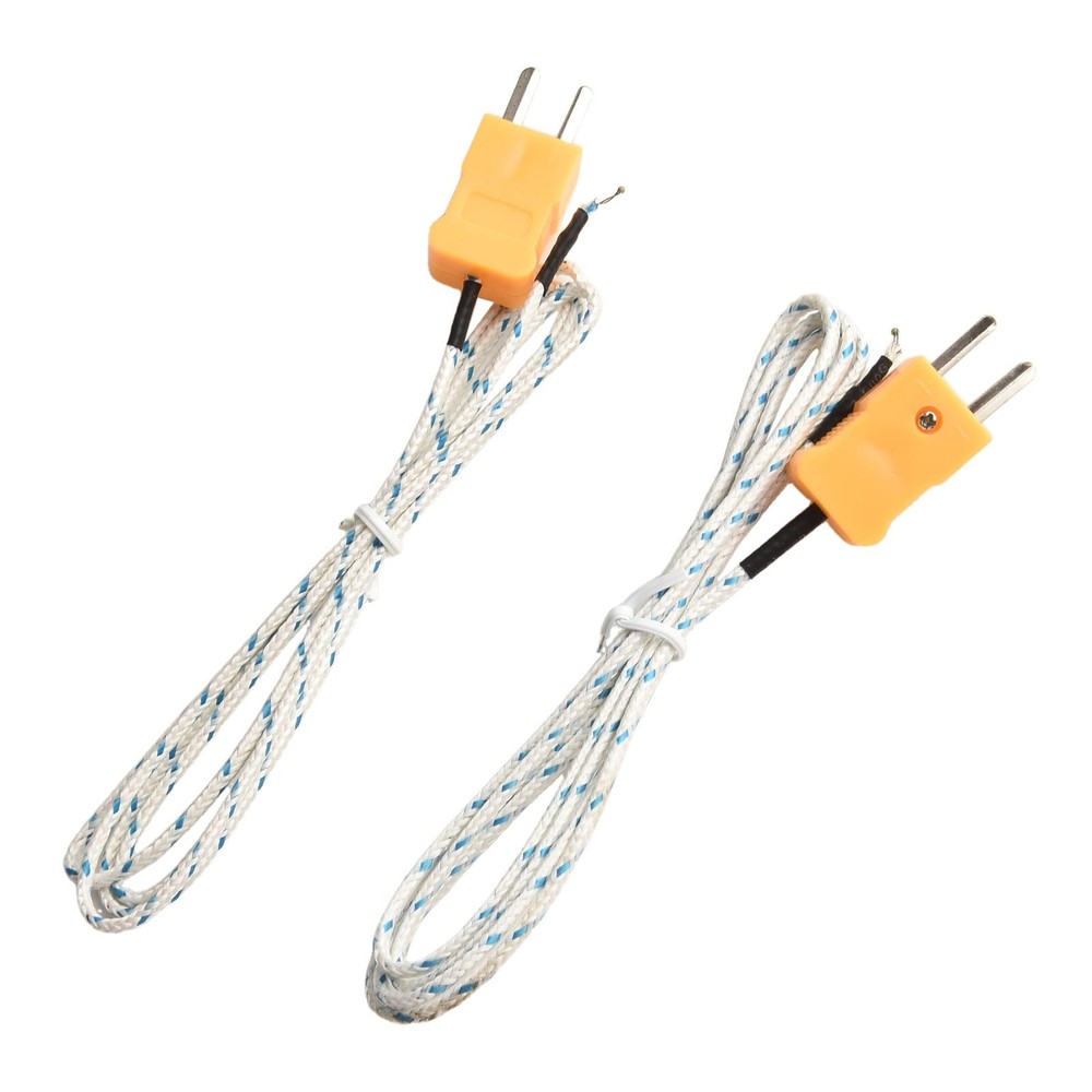 2pcs Temperature Probe for K Type Thermocouple Temperature Controller and Meter