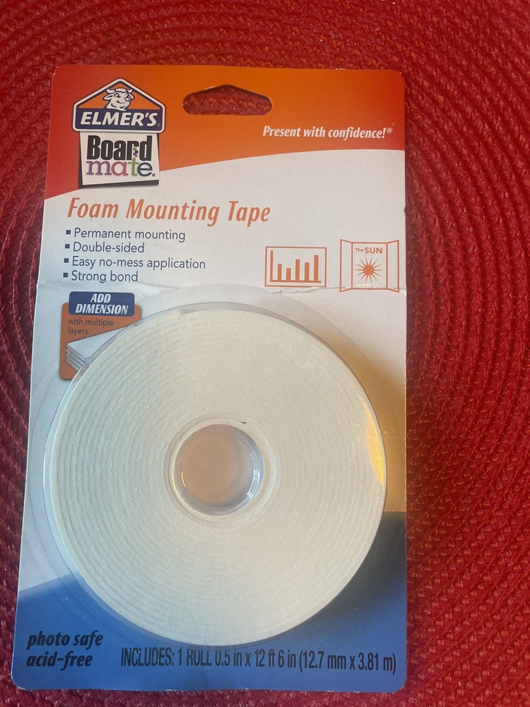 elmer’s board mate foaming minting tape
