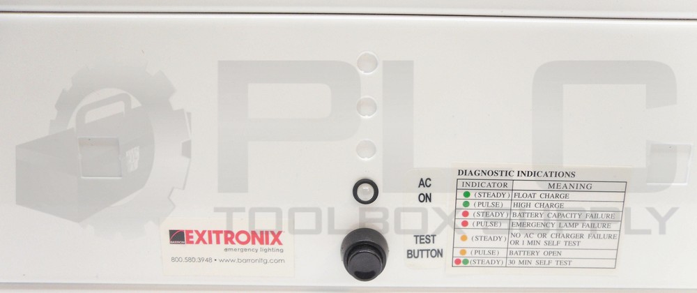 NEW EXITRONIX CR6-18-D0607-2-G2 EMERGENCY LIGHT
