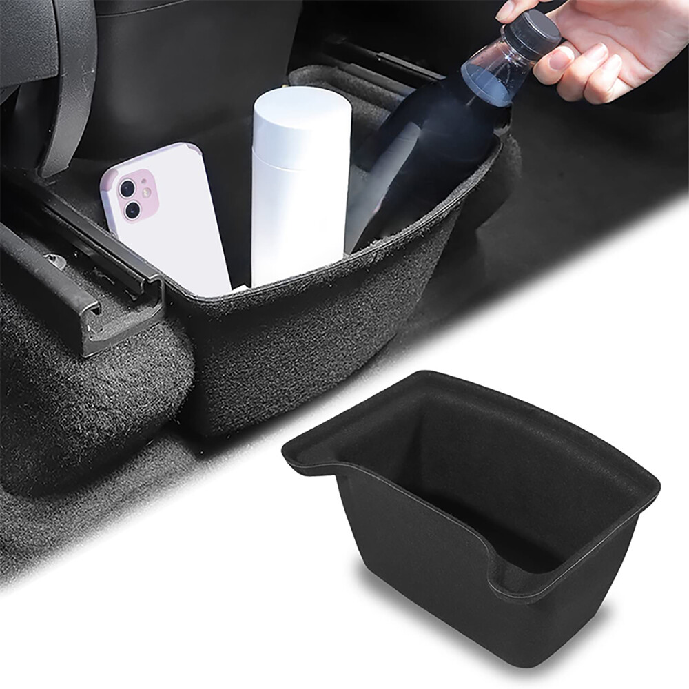 2nd Row Backseat Container Center Console Organizer Storage Box for Tesla Model3