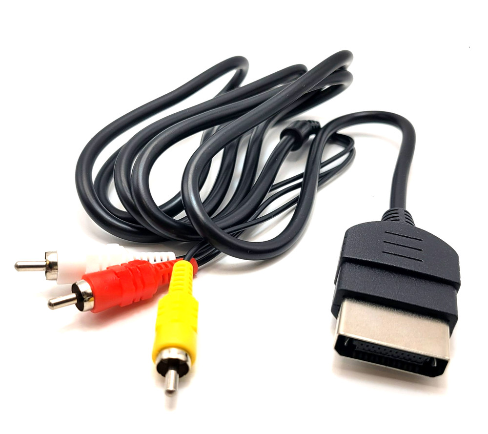 Original XBox AV Audio Video Composite RCA Cable Replacement- Brand New