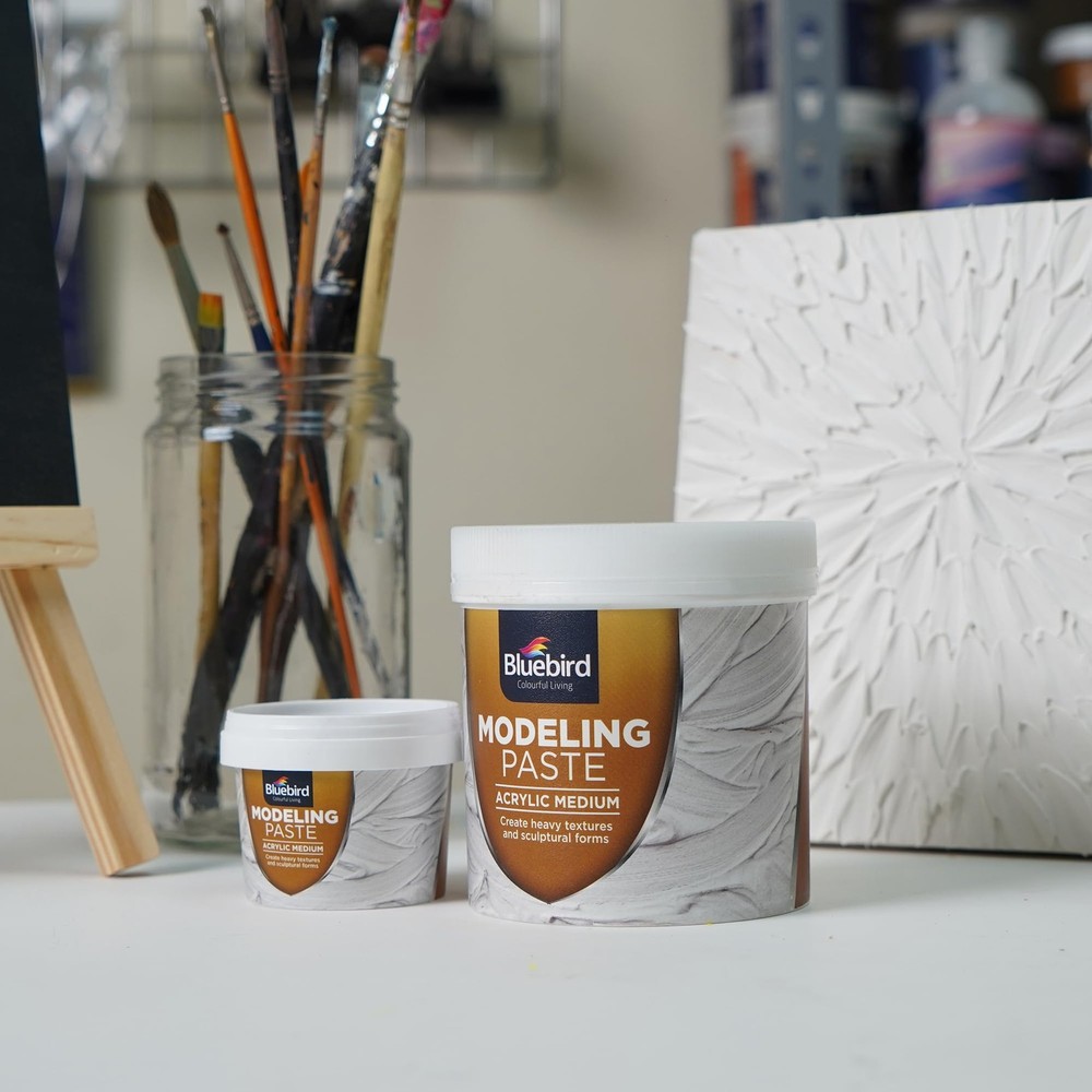 Thick Modeling Paste White 28.2 Oz / 800gm - High Density, Acrylic Medium for...