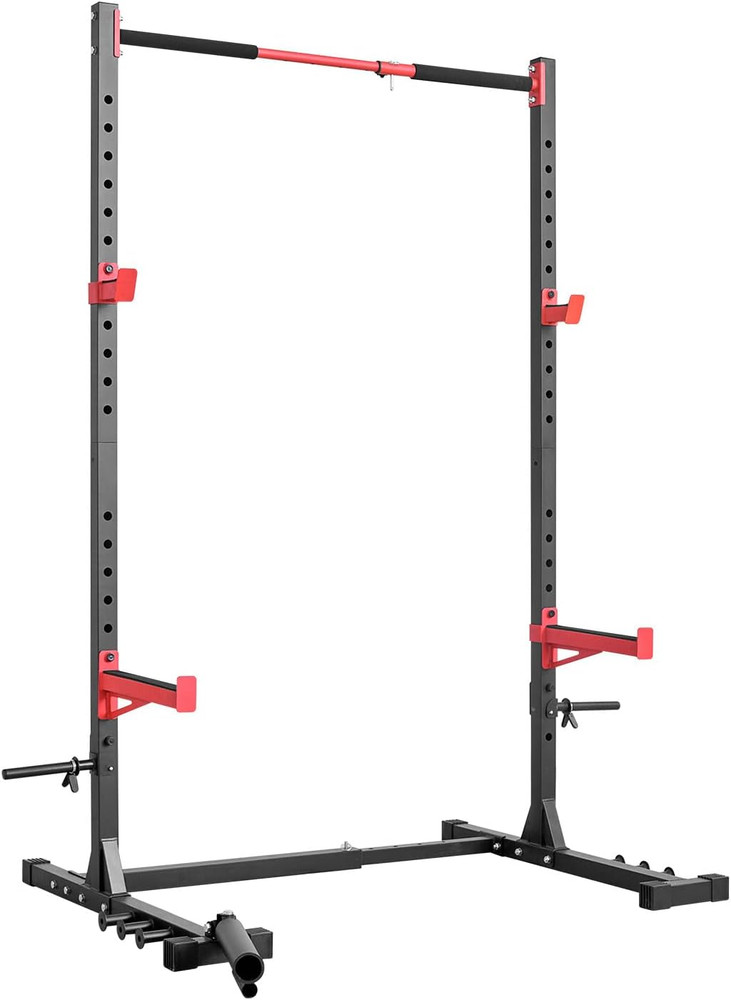 Power Cage Rack, Multifunctional Squat Rack for Home Gym, Width-Adjustable Worko