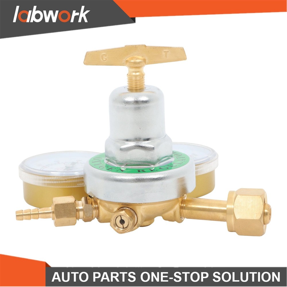 Labwork CGA 540 Oxygen Gas Welding Regulator Pressure Gauge Type Solid Brass