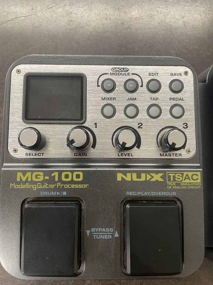 NUX MG-100 Multi-Effects Modeling Guitar Processor