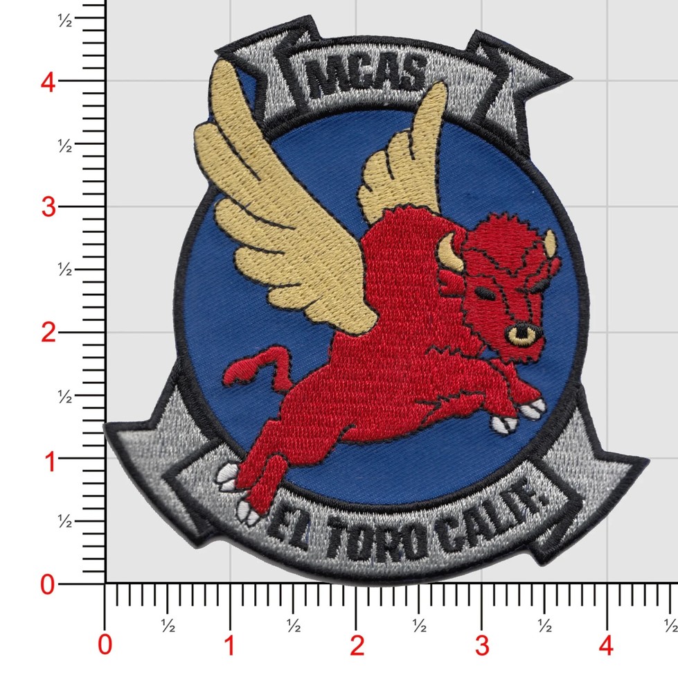 MARINE CORPS MCAS EL TORO  EMBROIDERED USMC PATCH